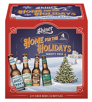 SHINER HOME FOR THE HOLIDAYS